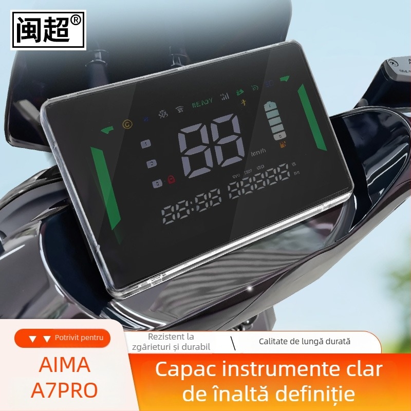 Carcasă pentru panoul de bord AIMA A7 – capac de afișaj impermeabil, compatibil cu A7 Pro și A7 Ultra; Minchao, model F87#.