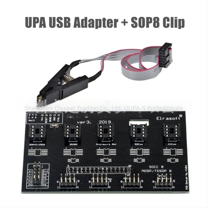 CWOBD UPAB adaptor USB pentru UPA-USB programmer-S, detector pentru calculatorul auto, sistem de detectare programator, alimentare 5V, model UPAB