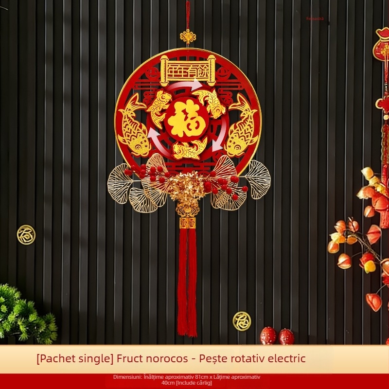 Ornament motor pentru Zeul Bogăției | Acrilic | 2601-007-YTCS | Utilizare universală | Festivalul de Primăvară | Stil Chinezesc