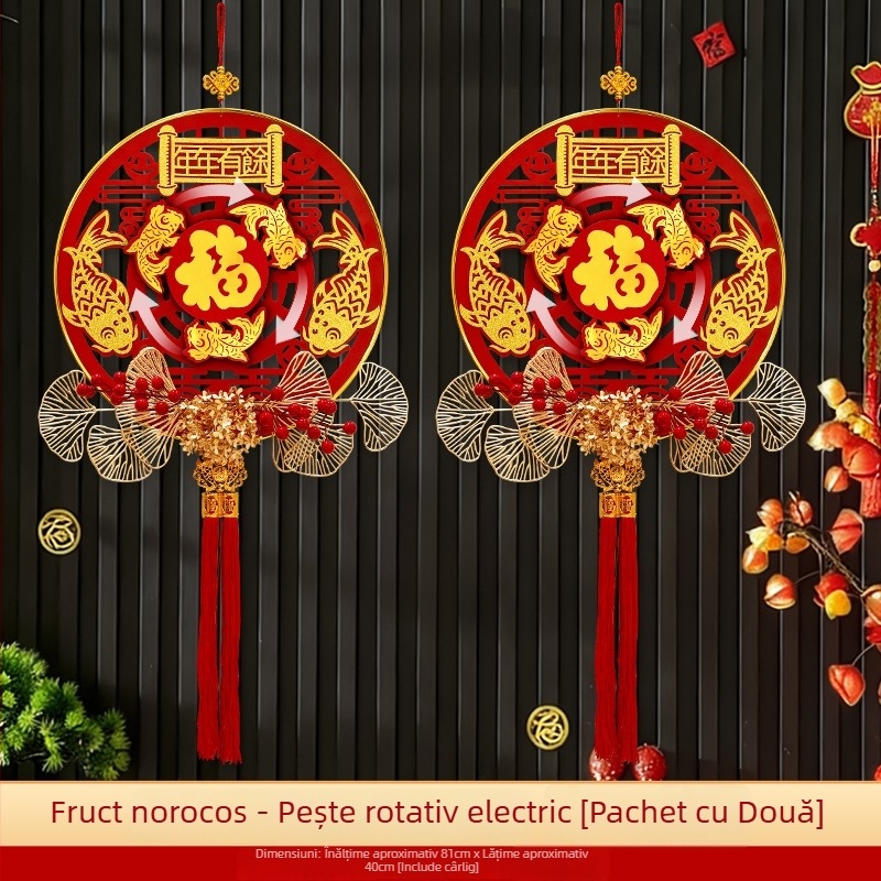 Ornament motor pentru Zeul Bogăției | Acrilic | 2601-007-YTCS | Utilizare universală | Festivalul de Primăvară | Stil Chinezesc
