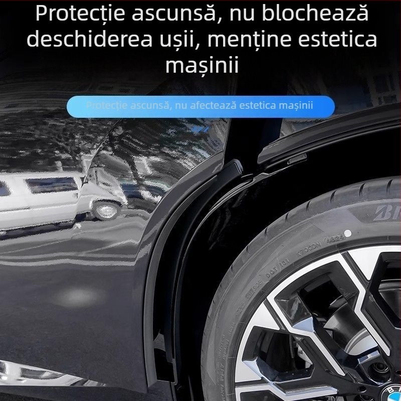 Inserție interioară aripă spate pentru BMW X3 - 2 bucăți, plastic moale
