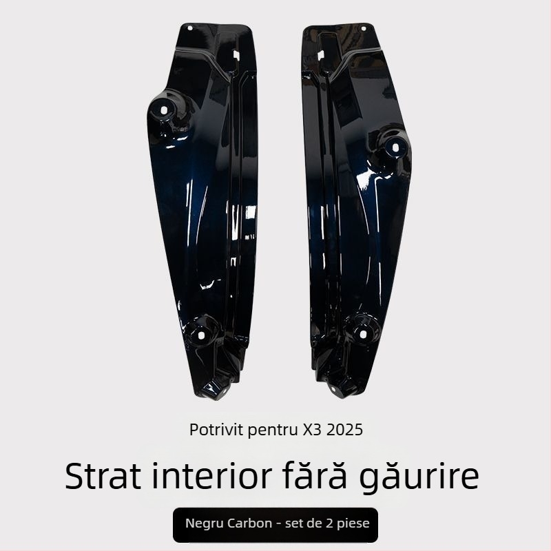 Inserție interioară aripă spate pentru BMW X3 - 2 bucăți, plastic moale