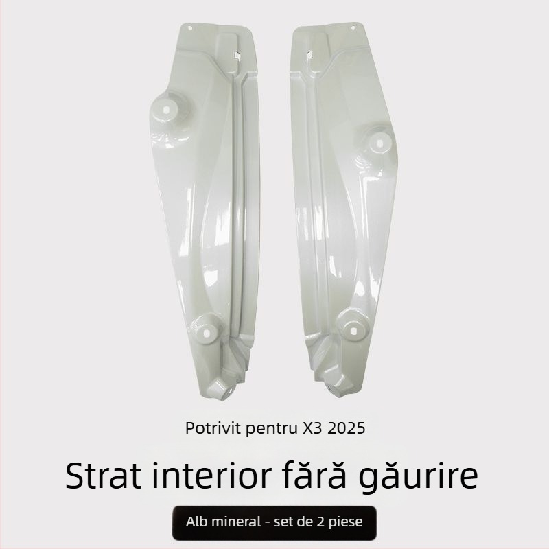 Inserție interioară aripă spate pentru BMW X3 - 2 bucăți, plastic moale