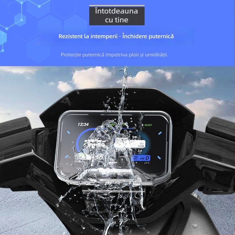 Capac de instrument NXt pentru vehicul electric Fujian Super League – protecție impermeabilă a afișajului, carcasă rezistentă la zgârieturi pentru instrument