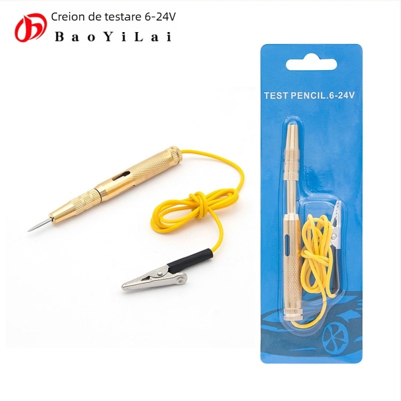 Pen de testare a circuitelor auto | tester pentru circuitele auto | alimentare 6-24V | temperatură de funcționare -20…80°C