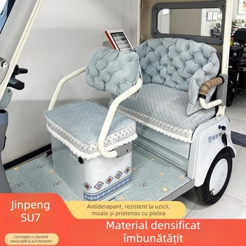 Husă pentru pernă de șa a tricicletei — din in, utilizare de iarnă, fără siglă