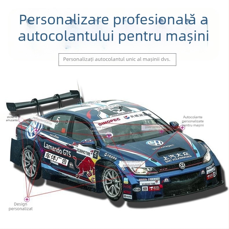 Autocolant auto adeziv cu motiv de câine, polietilenă, Snow Wood, KHDZ0366, montaj: cu pastă