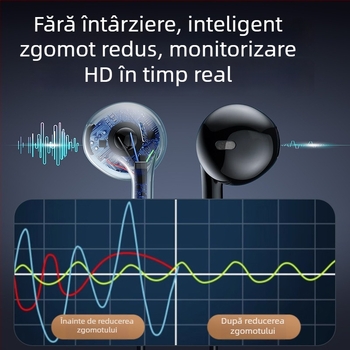 Kussel Căști wireless de monitorizare cu receptor pentru mixer audio și înregistrare live, in-ear, 3,5 mm, 100 Hz–20 kHz, 1% distorsiune