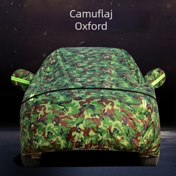 Husă auto din țesătură Oxford 210D, căptușită cu catifea și îngroșată, impermeabilă la ploaie, zăpadă, frig și raze de soare, husă completă pentru mașină