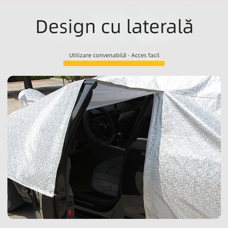 Husă pentru mașină - protecție totală împotriva razelor solare, impermeabilă, rezistentă la praf, universală pentru toate anotimpurile, îngroșată