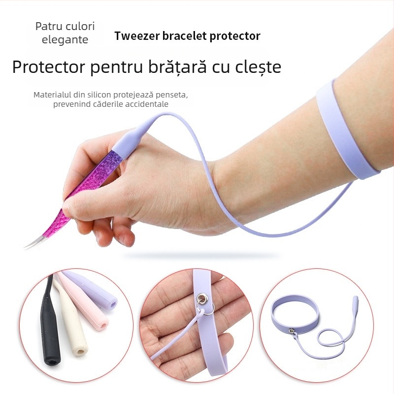 Clește pentru transplantare gene cu brățară de încheietură și protector din silicon – anti-cădere, 9,3 g, etichetă privată licențiată, marcă: Altul