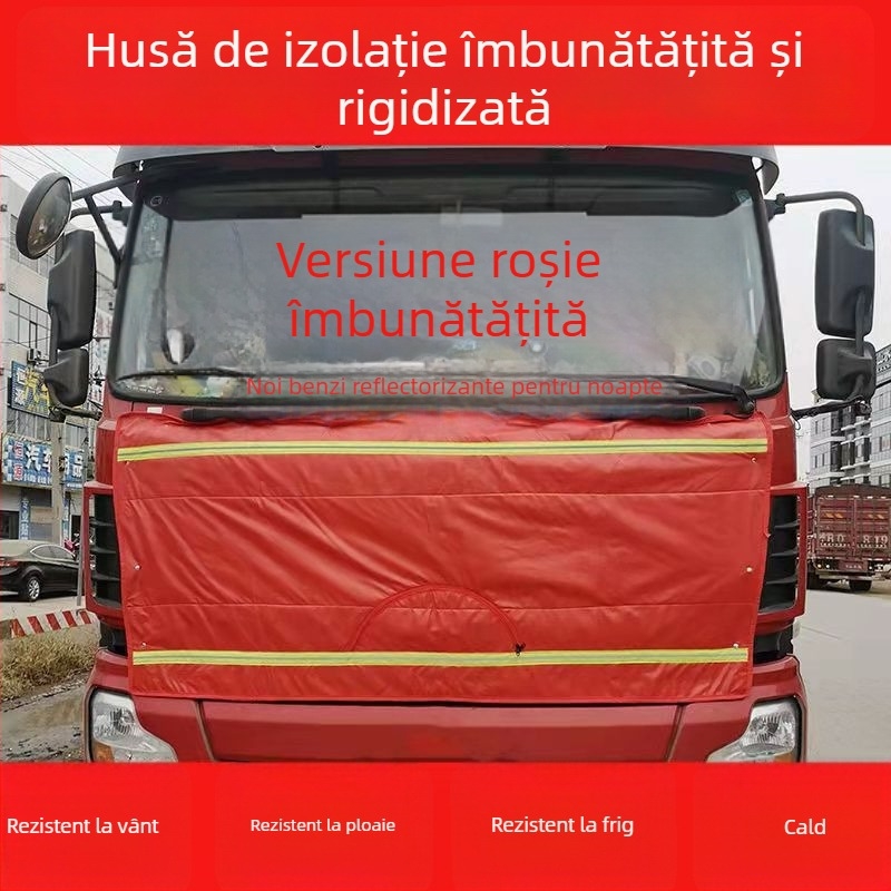 Pinyao Acoperire din piele pentru parbrizul de iarnă al camioanelor mari - personalizabil, origine Hebei