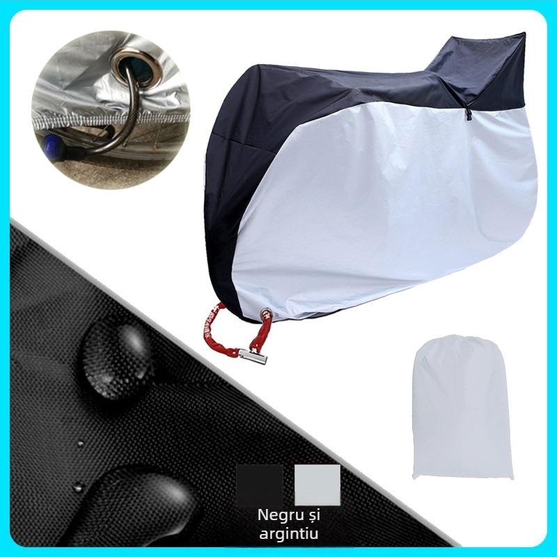 Husă pentru spatele bicicletei pentru mamă și copil - protecție UV, ploaie și praf, material: poliester mătase, OEM, modele personalizate disponibile, greutate 0,42 kg