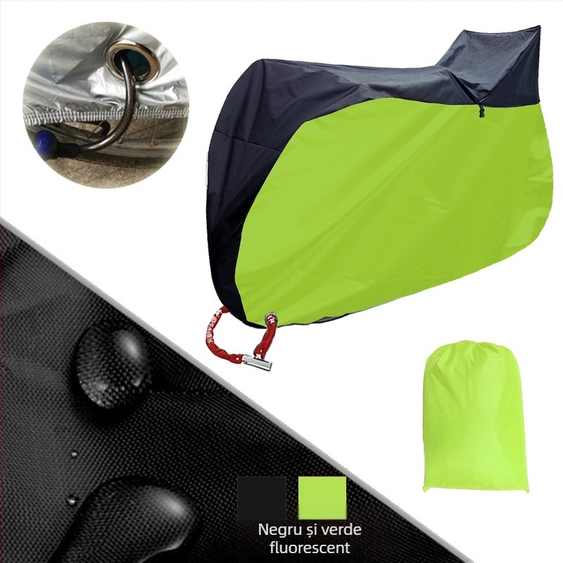 Husă pentru spatele bicicletei pentru mamă și copil - protecție UV, ploaie și praf, material: poliester mătase, OEM, modele personalizate disponibile, greutate 0,42 kg