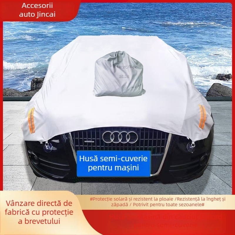 Husă semi-auto Jincai — poliester mătase, compatibil universal, personalizabil