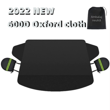 Acoperire de zăpadă pentru mașină din țesătură Oxford cu strat PVC; personalizabil; design îngroșat; instalare prin sistem Card-in; potrivire universală