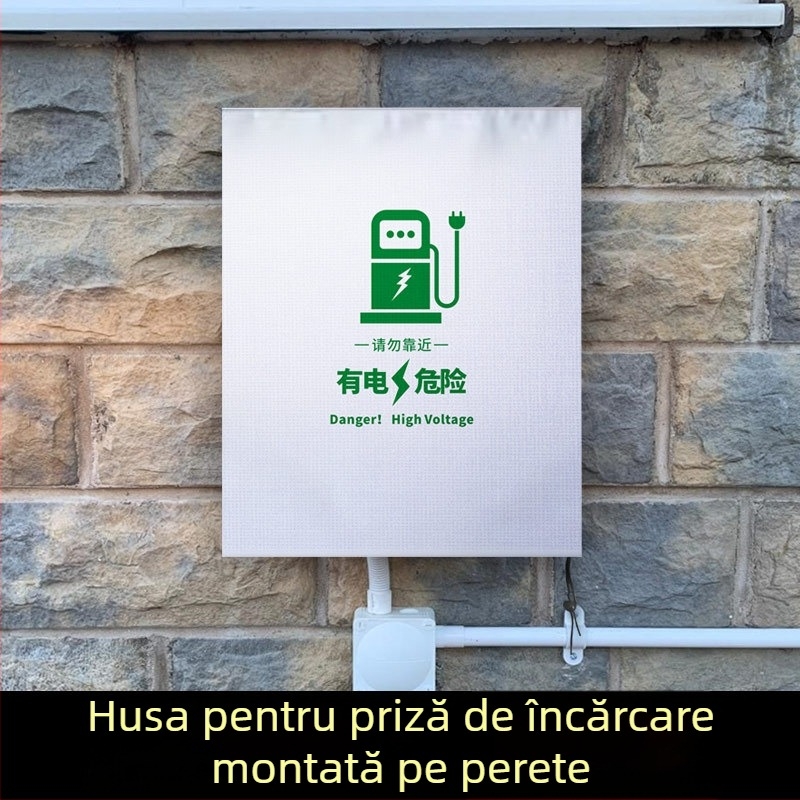 Husă de ploaie pentru stația de încărcare EV – universală, impermeabilă și rezistentă la praf, din Oxford, personalizabilă
