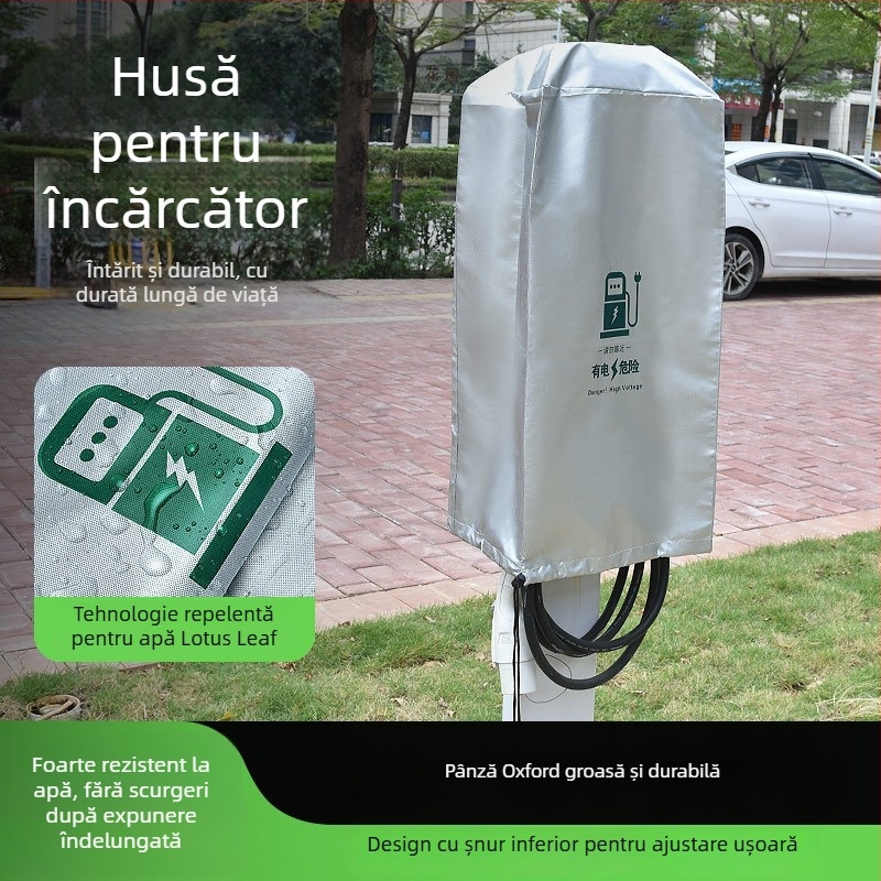 Husă de ploaie pentru stația de încărcare EV – universală, impermeabilă și rezistentă la praf, din Oxford, personalizabilă