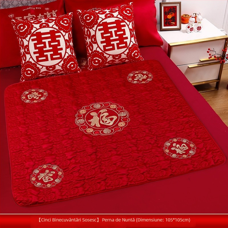 Covor pentru ceremonia ceaiului la nuntă, pânză brodată, ambalaj OPP bag