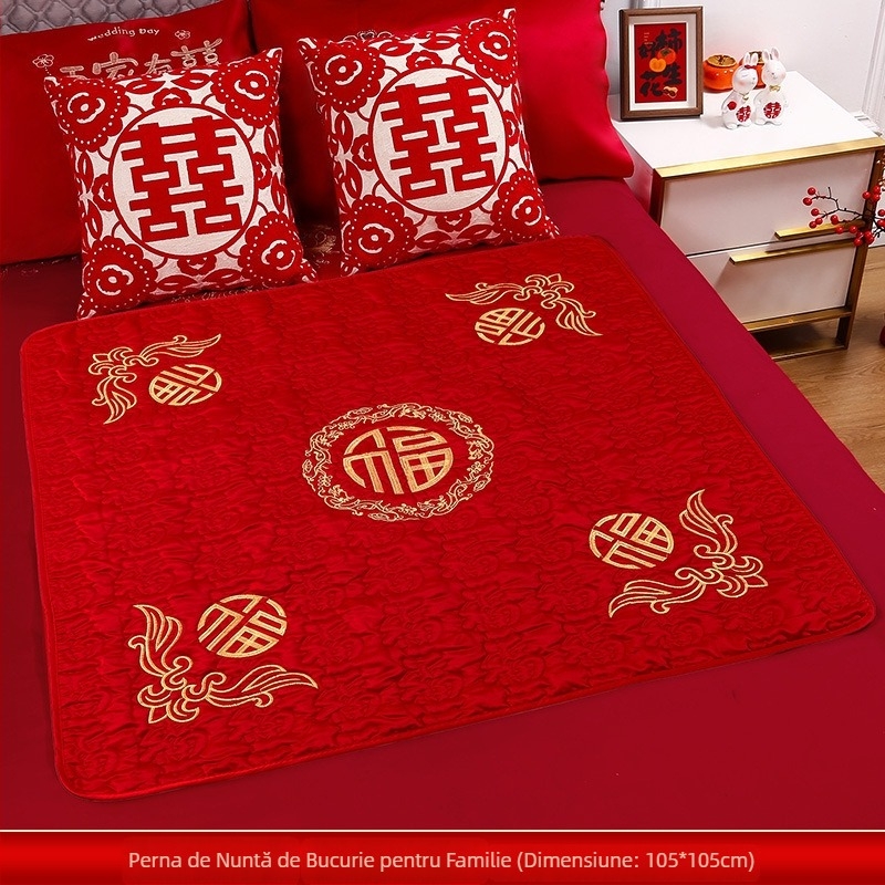 Covor pentru ceremonia ceaiului la nuntă, pânză brodată, ambalaj OPP bag