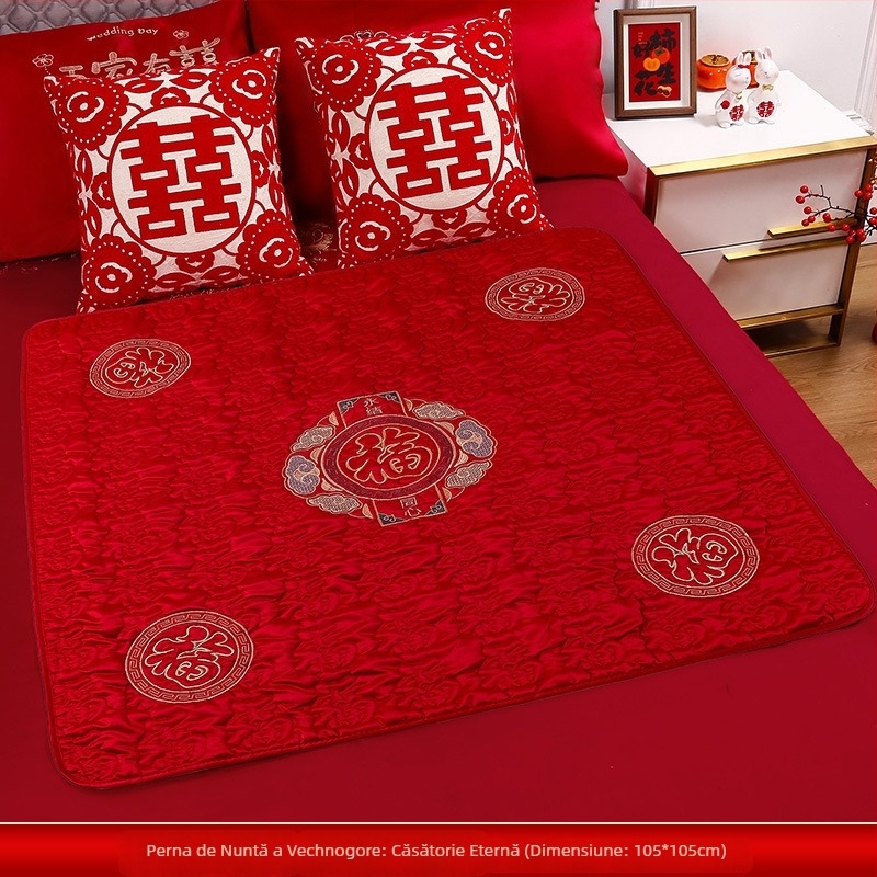 Covor pentru ceremonia ceaiului la nuntă, pânză brodată, ambalaj OPP bag