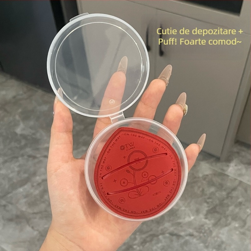 otw Puf de pudră pentru utilizare uscată și umedă – foarte moale, PU fără latex, formă picătură și neregulată, 1 pachet