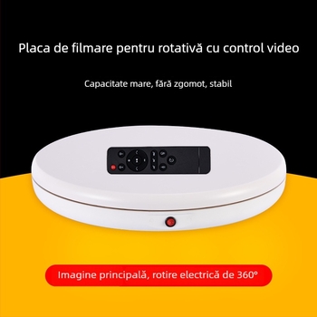 Platou foto rotativ 4545A, corp ABS+PC, control de viteză prin telecomandă, sarcină maximă 100 kg, greutate 2,7 kg