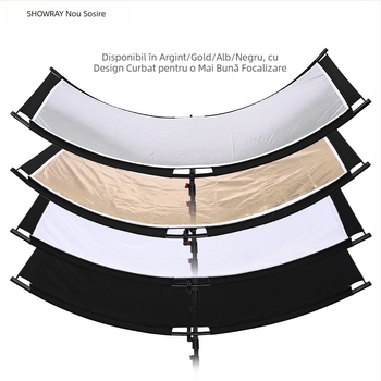 Reflector fotografic cu ecran curbat în formă de U, portabil, marcă SHOWRAY, personalizare disponibilă, marcă privată autorizată