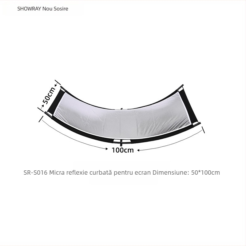 Reflector fotografic cu ecran curbat în formă de U, portabil, marcă SHOWRAY, personalizare disponibilă, marcă privată autorizată