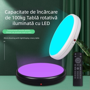 Masă foto / Masă pentru obiecte statice 4545ALF — ABS+PC, încărcătură maximă 100 kg, greutate 3,6 kg, pentru fotografierea produselor