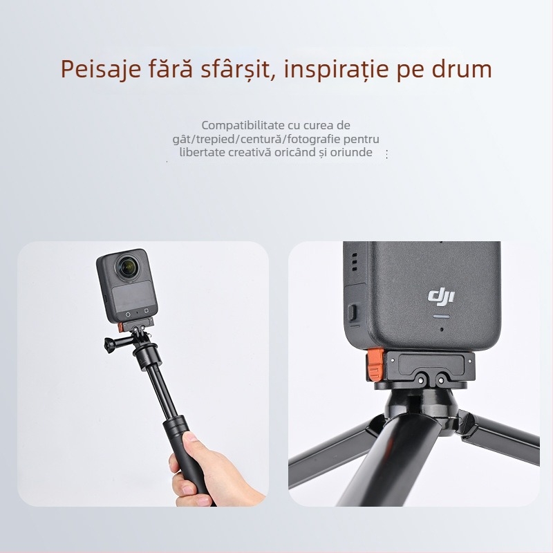 Accesorii pentru cameră: Bază magnetică cu eliberare rapidă din aliaj de aluminiu, pentru DJI Action 6/3/4/5Pro/NANO; Greutate maximă 15 kg; Model KC104