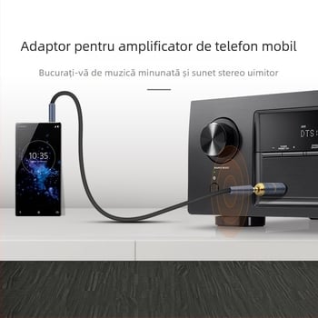 Adaptor audio Choseal/Akihabara, 3,5mm la 6,5mm, conector stereo