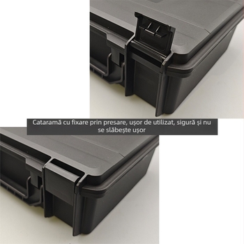 Cutie de unelte din plastic PP, cu căptușire personalizabilă, încărcare 25 kg, grosime perete 2–5 mm, turnare prin injecție și asamblare