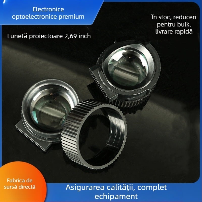 Lentilă de proiector, precizie înaltă, lentilă HD, utilizare industrială, marcă privată autorizată
