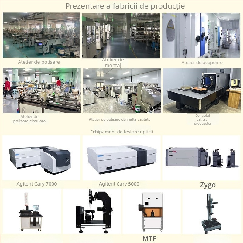 Lentilă de proiector, precizie înaltă, lentilă HD, utilizare industrială, marcă privată autorizată