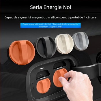 Capac de protecție a portului de încărcare pentru vehicule electrice — silicon, închidere magnetică, rezistent la praf și apă