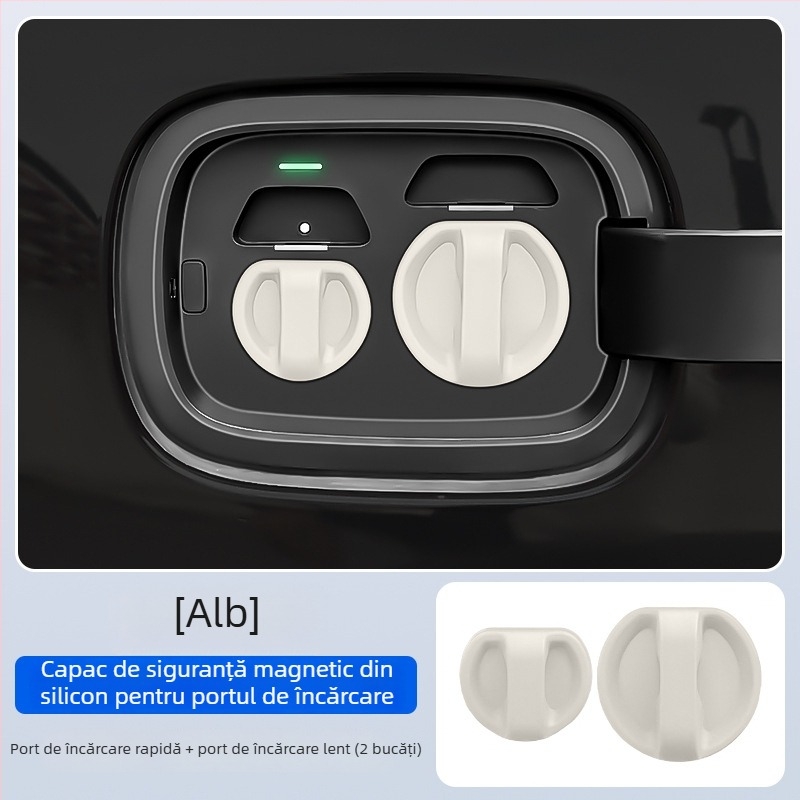 Capac de protecție a portului de încărcare pentru vehicule electrice — silicon, închidere magnetică, rezistent la praf și apă