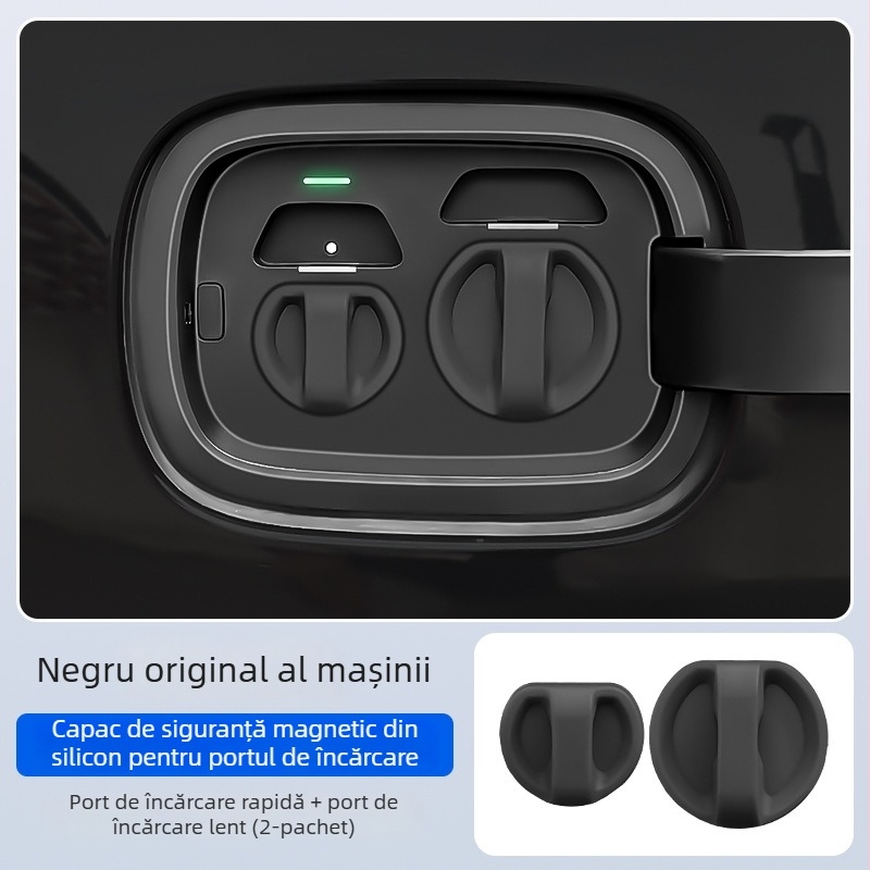 Capac de protecție a portului de încărcare pentru vehicule electrice — silicon, închidere magnetică, rezistent la praf și apă