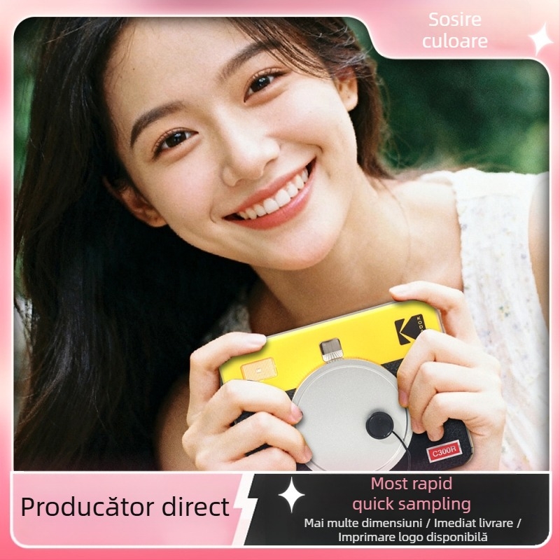 Capac de obiectiv pentru Kodak MS300/C300R – protecție împotriva prafului și zgârieturilor, cu șnur pentru prevenirea pierderii (baionetă de 43 mm)