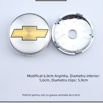 Capac de valve pentru capacul central al jantei VW – ABS + aluminiu, Compatibil cu toate modelele Volkswagen, Origine China, Fără personalizare