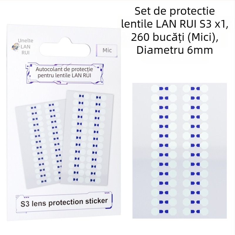 Blue Sharp Film de protecție a obiectivului camerei telefonului – Adeziv anti-praf, pentru unelte de reparare telefoane