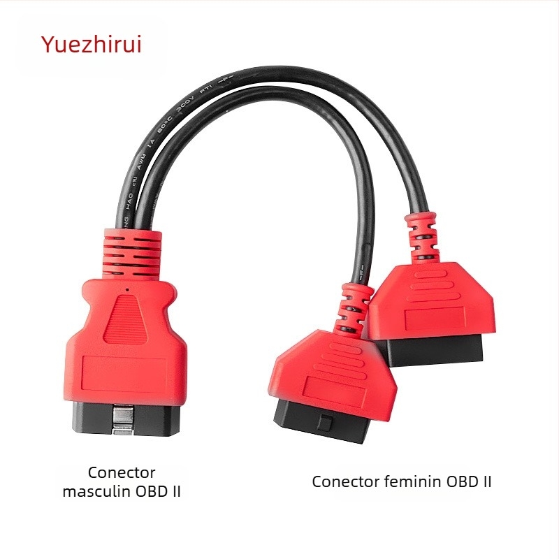 Cablu OBD2 – adaptor One-to-Two, extensie OBD, model Obd2 cable, detector de calculator auto, personalizabil, fără import