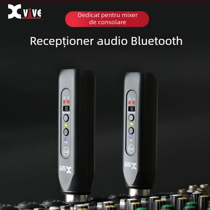 Xvive P3 receptor audio fără fir pentru mixere și tastaturi electronice, Bluetooth 5.3