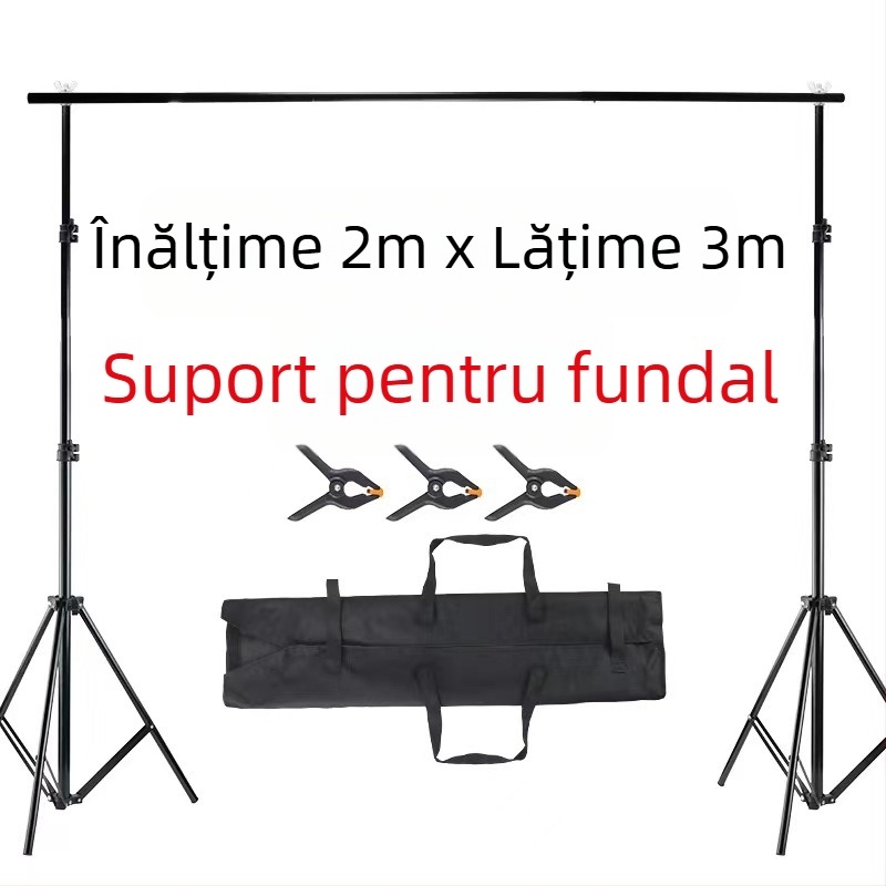 Suport pentru fundal – Metal (Brand JS; Pentru fotografierea hainelor)