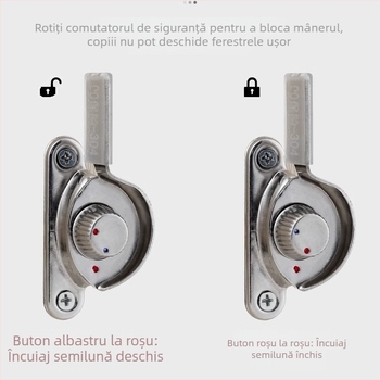 Crescent lock — model Z5LW9_1637382257207; material: oțel inoxidabil; marcă: The First Force; stil: modern și minimalist; utilizare universală.