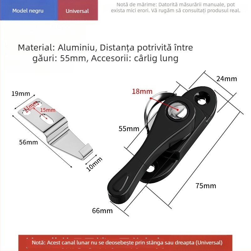 Crescent lock — model Z5LW9_1637382257207; material: oțel inoxidabil; marcă: The First Force; stil: modern și minimalist; utilizare universală.