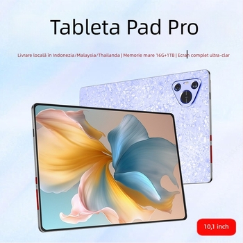 Tableta Android, procesor octa-core, 128GB SSD, conectivitate 4G completă, ecran IPS