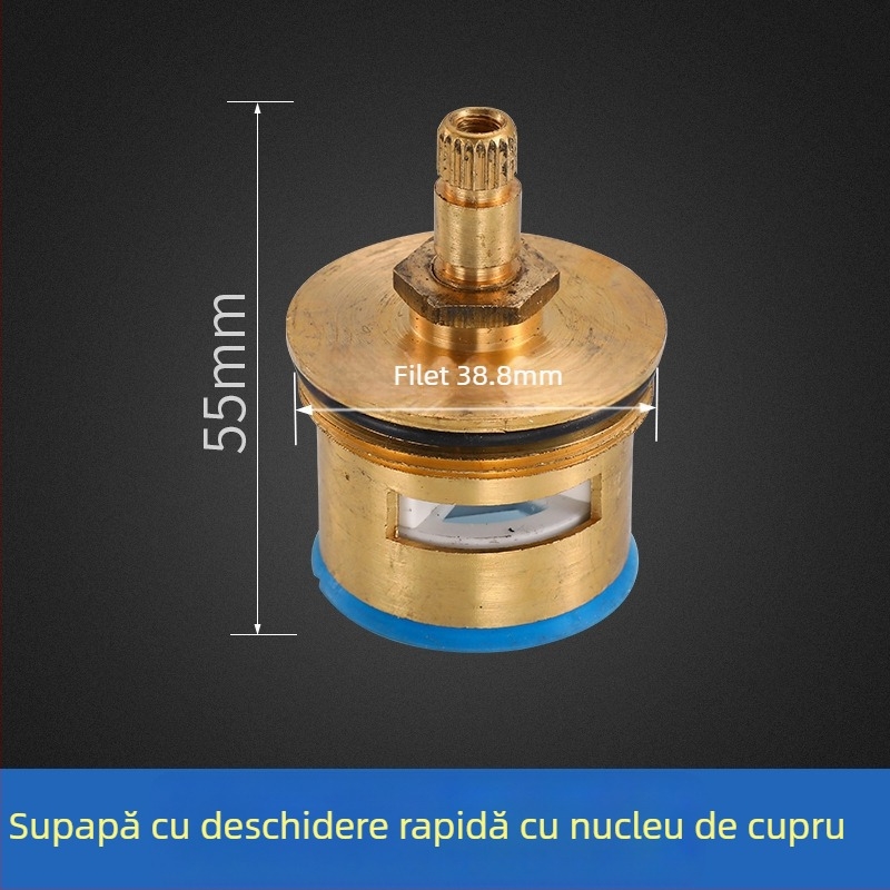 Accesoriu pentru ventilul de spălare al toaletei cu buton de întârziere și manivelă cu arc, model H865-PJ, ABS, HUARJO/Walje, presiune de apă 0.3, stil modern