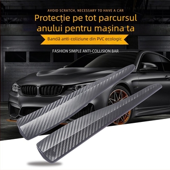 TM bandă de protecție pentru bara față, PVC, universal pentru autoturisme, set 2 bucăți