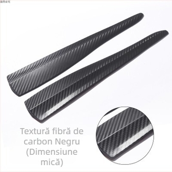 TM bandă de protecție pentru bara față, PVC, universal pentru autoturisme, set 2 bucăți